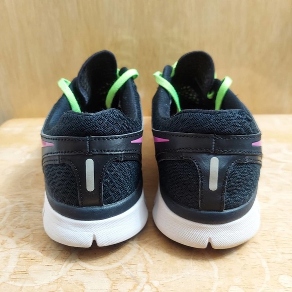 Nike Flex Run 2013 580440-009 Women's US 11 Black Pink Running Shoes EUC - Picture 3 of 9